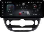 Магнитола для KIA Soul 2 2014-2019 (климат, рамка глянцевая) - Teyes CC4PRO монитор 12.3" 2K QLED + рамка 9, Android 13, Быстрейшая, Snapdragon 778G, ИИ, CarPlay, DSP, 4G SIM-слот
