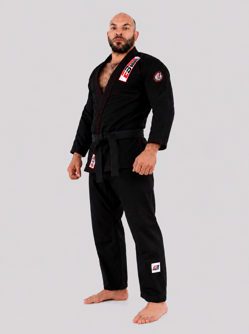 Кимоно BJJ бразильское джиу-джитсу ESKHATA  черный