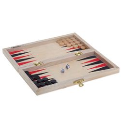 GAEM Игра настольная 3 в 1 (шахматы, шашки, нарды), L21 W10,5 H10,5 см