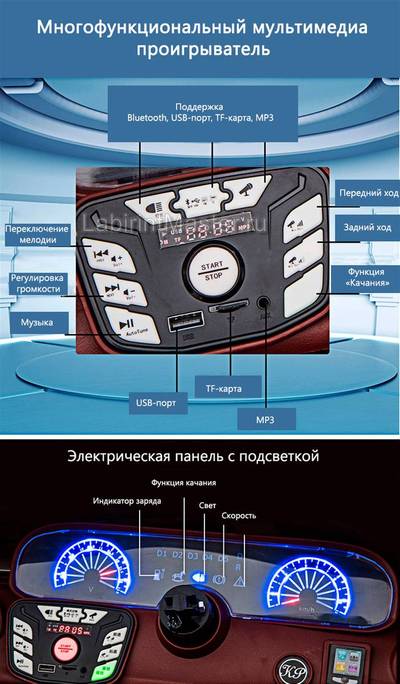 Детский электромобиль "KUPAI" KP-2020, красный