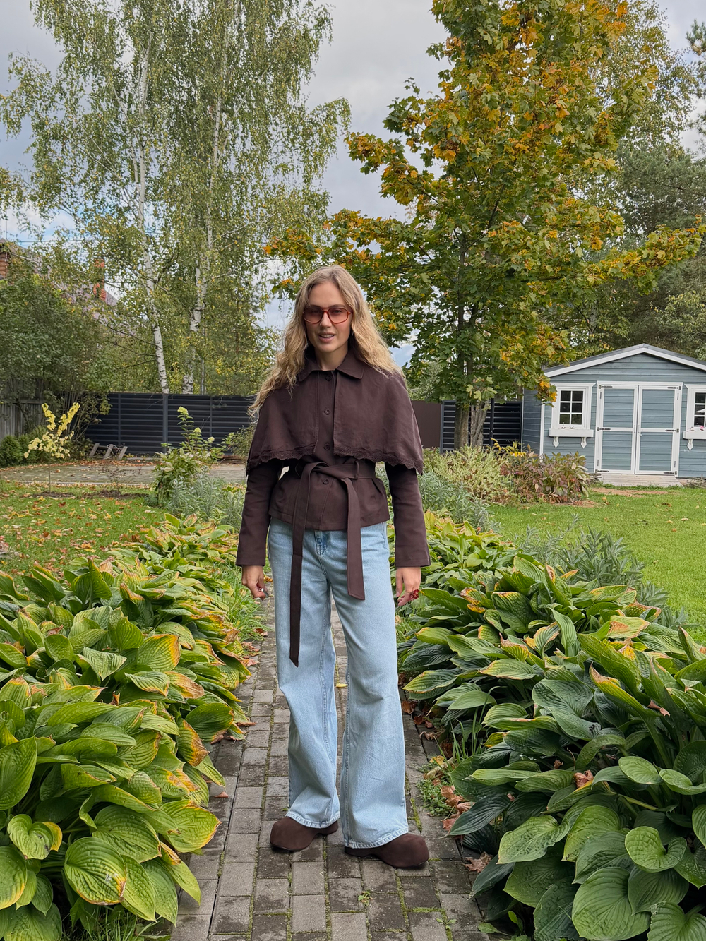 Тренч Boho шоколад