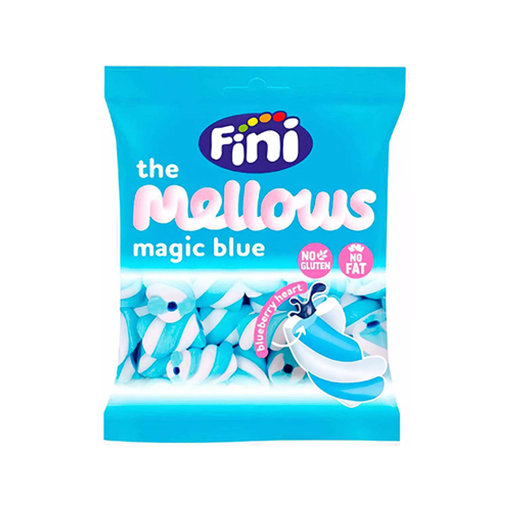 Fini Magic Blue косички маршмеллоу бело-голубые 80гр