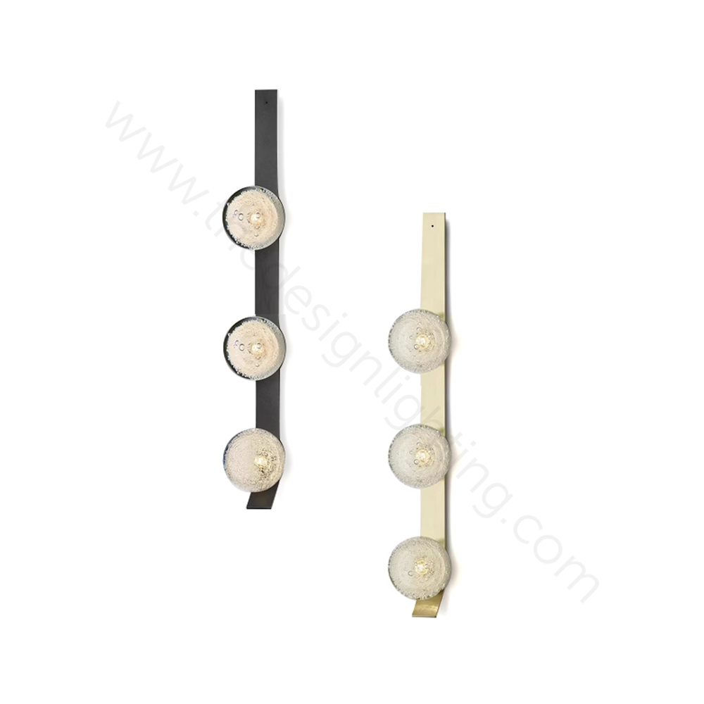 Wall design lamp Fizi Single by Articolo Lighting (3 lampshade )
