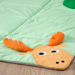 IKEA SANDBI  (ИКЕА САНДБИ)  -  Развивающий коврик - скандинавская природа/разноцветный 100х100 см