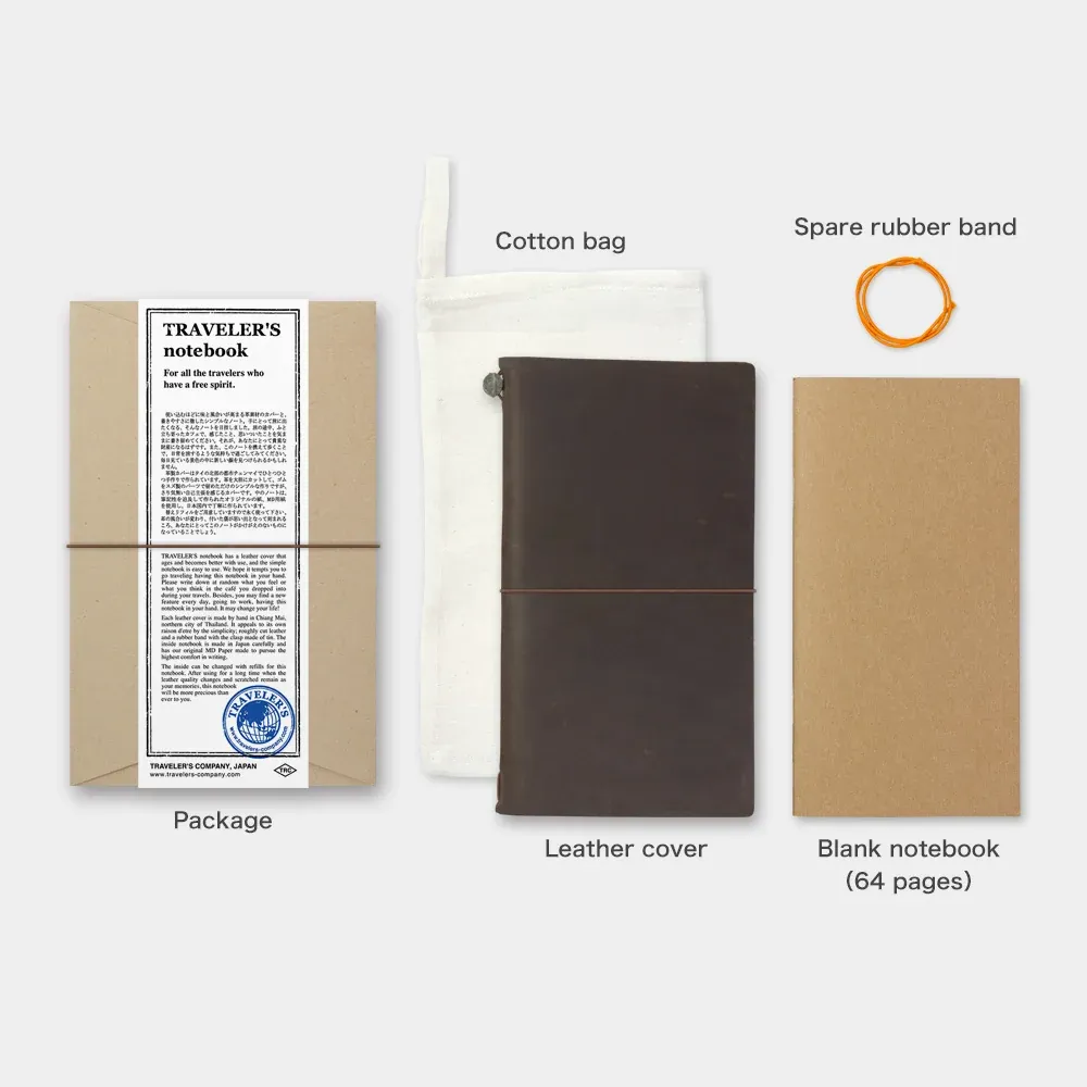 Кожаный блокнот Traveler's Company Brown (13715-006) 4