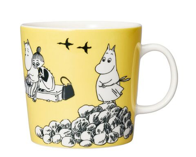 Moomin Кружка Arabia Muumi muki, keltainen, желтая, 400 мл (Из Финляндии)
