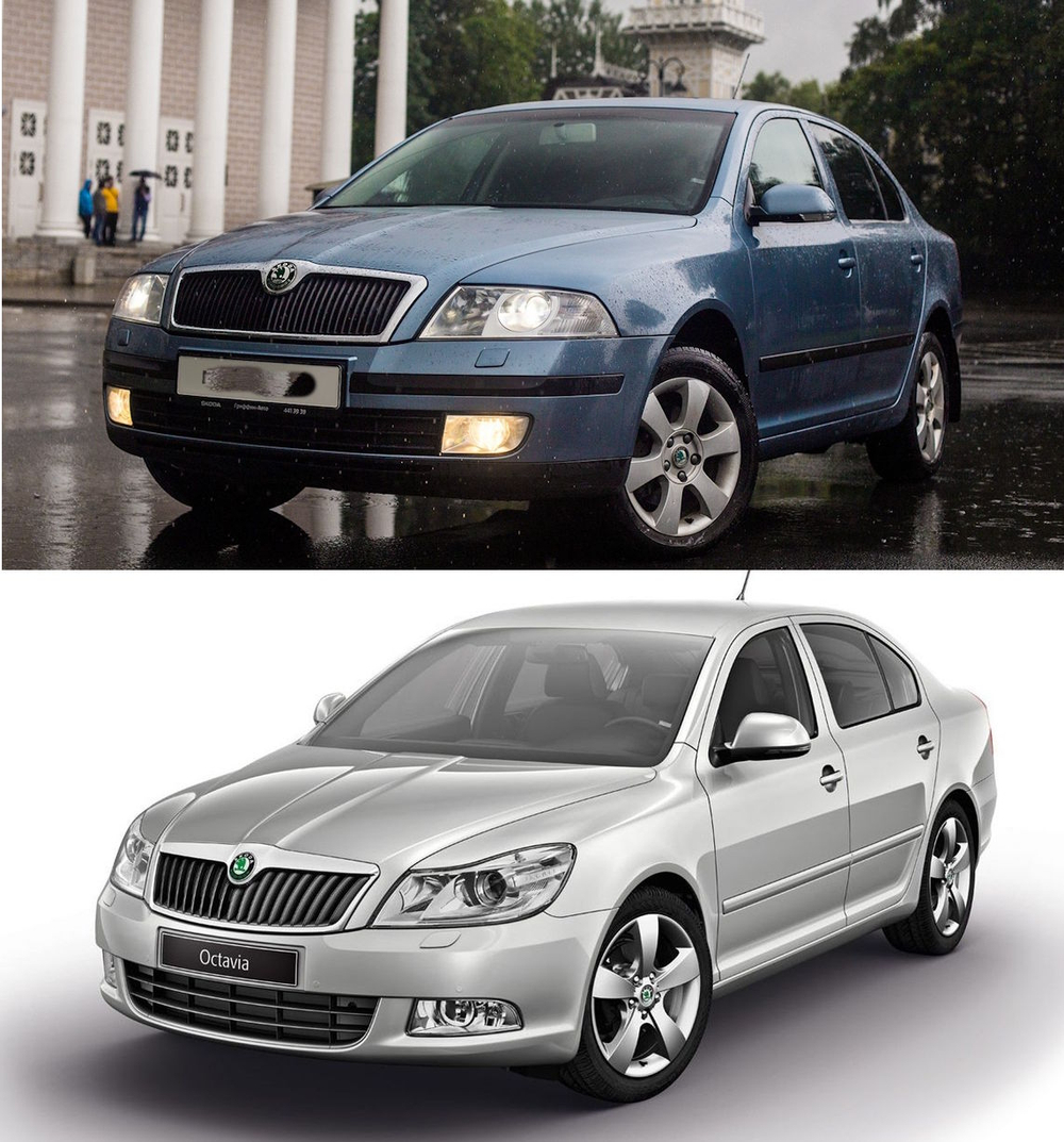 Порог правый Skoda Octavia A5 2004-2013 (1мм)
