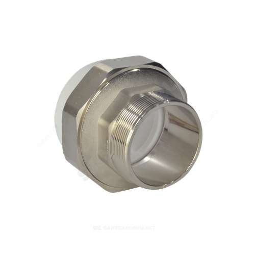 Муфта PP-R комбинированная разъемная белая Дн 75х2 1/2" НР VALFEX 11156212