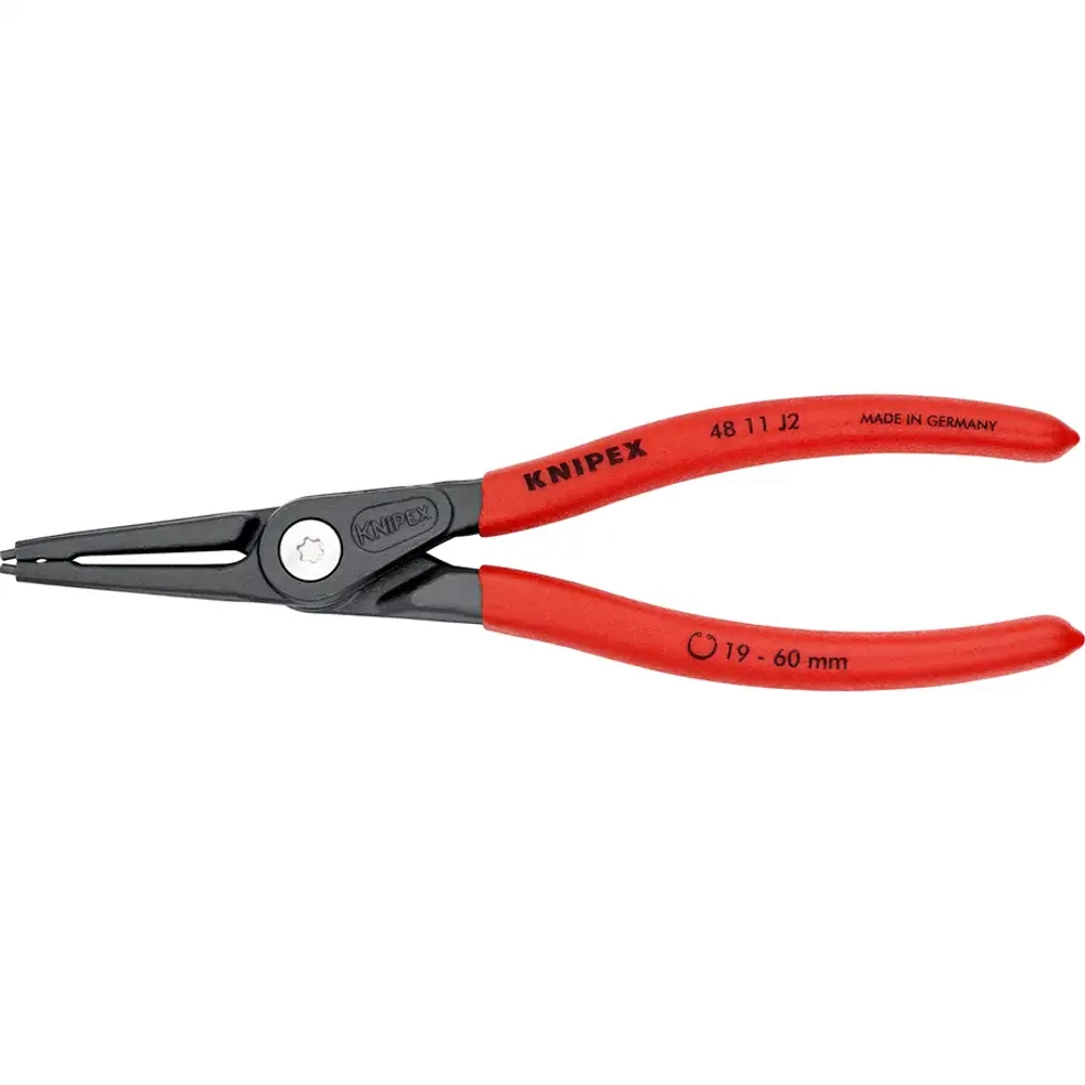 Прецизионные щипцы для стопорных колец черненая 180 мм Knipex 48 11 J2