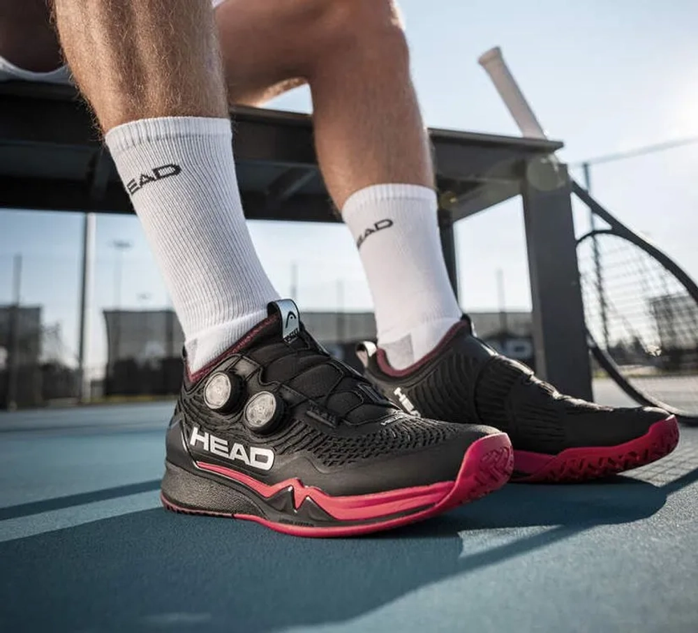 Теннисные кроссовки Head Endure Pro Boa - black/red