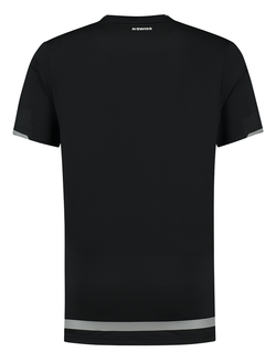 Мужская теннисная футболка K-Swiss Tac Hypercourt Shield Crew 2 - jet black