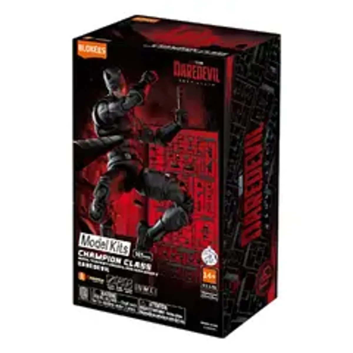 Сборная фигурка Blokees Marvel Daredevil: Born Again: Daredevil (БАМП)