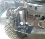 Площадка лебедки в штатный бампер Mitsubishi Pajero Sport 1998-2008 г.в.(I поколение)