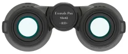 Бинокль MewLite Eternals Pro 10x42 ED Roof вид сверху на объективы