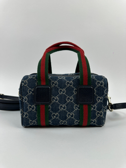 Сумка Gucci GG Denim Boston mini