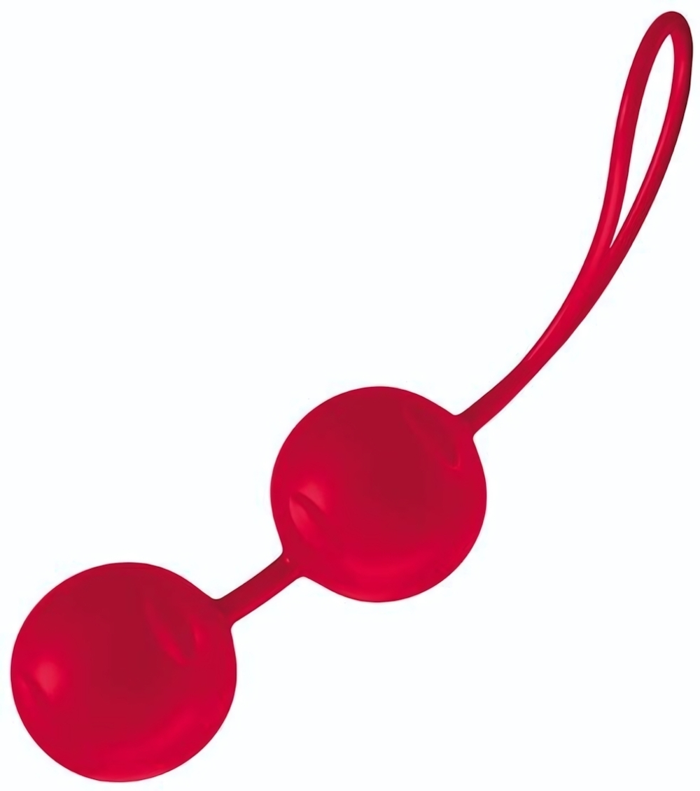 Красные вагинальные шарики Joyballs Trend (Цвет: красный)