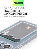 Чехол BROSCORP для Apple iPhone 15 Pro (арт.IP15PRO-HARD-TPU-POCKET )