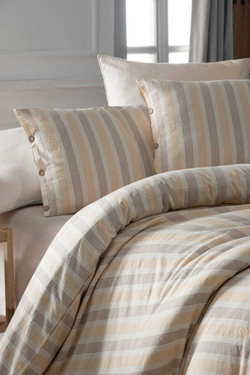 Постельное белье 2 спальное евро Arya home Yarn Dyed Myla