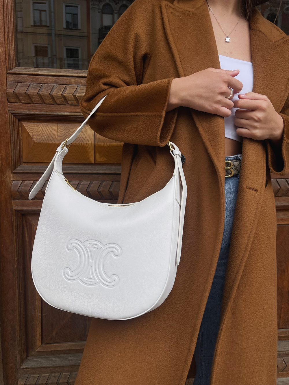 Celine Medium Heloïse Bag Cuir Triomphe