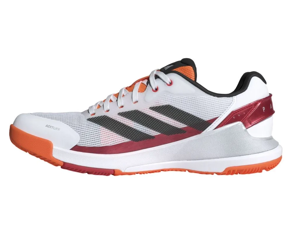 Мужские кроссовки для Падел Adidas Crazyquick LS Padel M - cloud white/core black/lucid orange