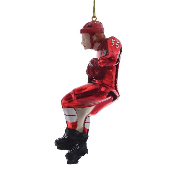Украшение новогоднее "Хоккеист", L 11,5 W 4,5 H 13 см, 2в.