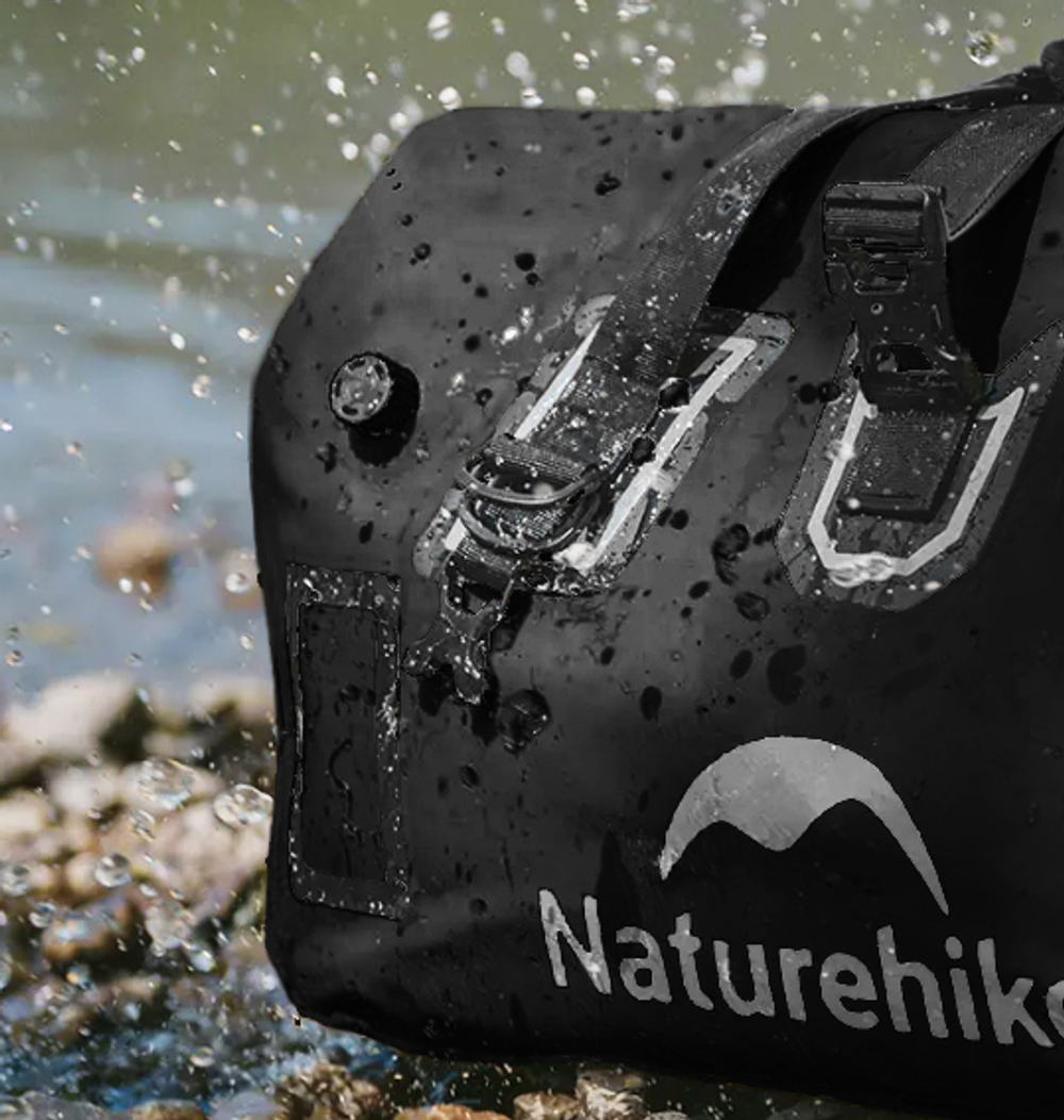 Гермосумка Naturehike 60 л ПВХ (черная), артикул CNK2450XB015-60B
