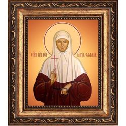 Мария Сохотская (Пошехонская) преподобноисповедница. Икона на холсте.
