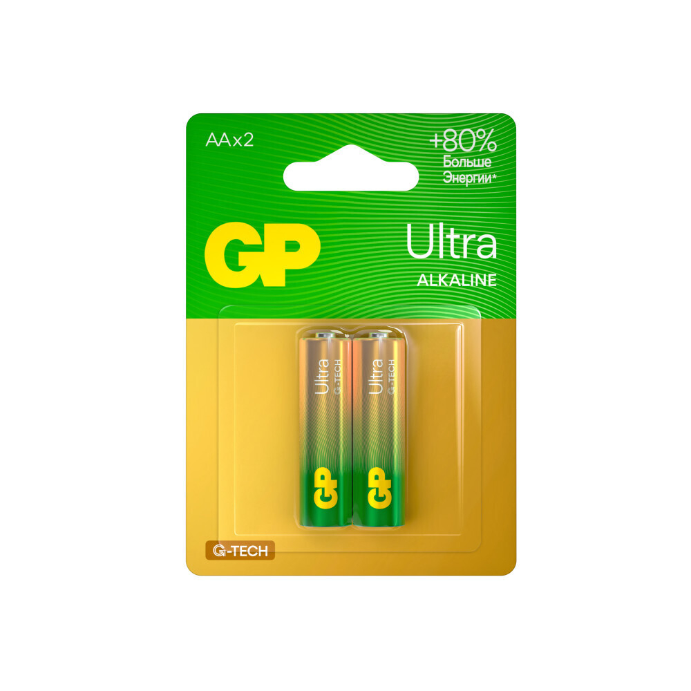 Элемент питания GP LR6 ULTRA BL/2 (комплект 2 шт)