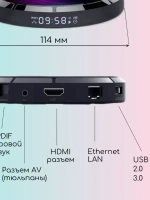 ТВ-приставка Ultra HD H96 Max X4, 4 + 64 ГБ