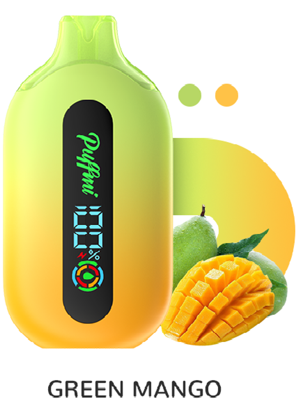 Puffmi Pure Green mango - зелёный манго 12000 купить в Москве с доставкой по России