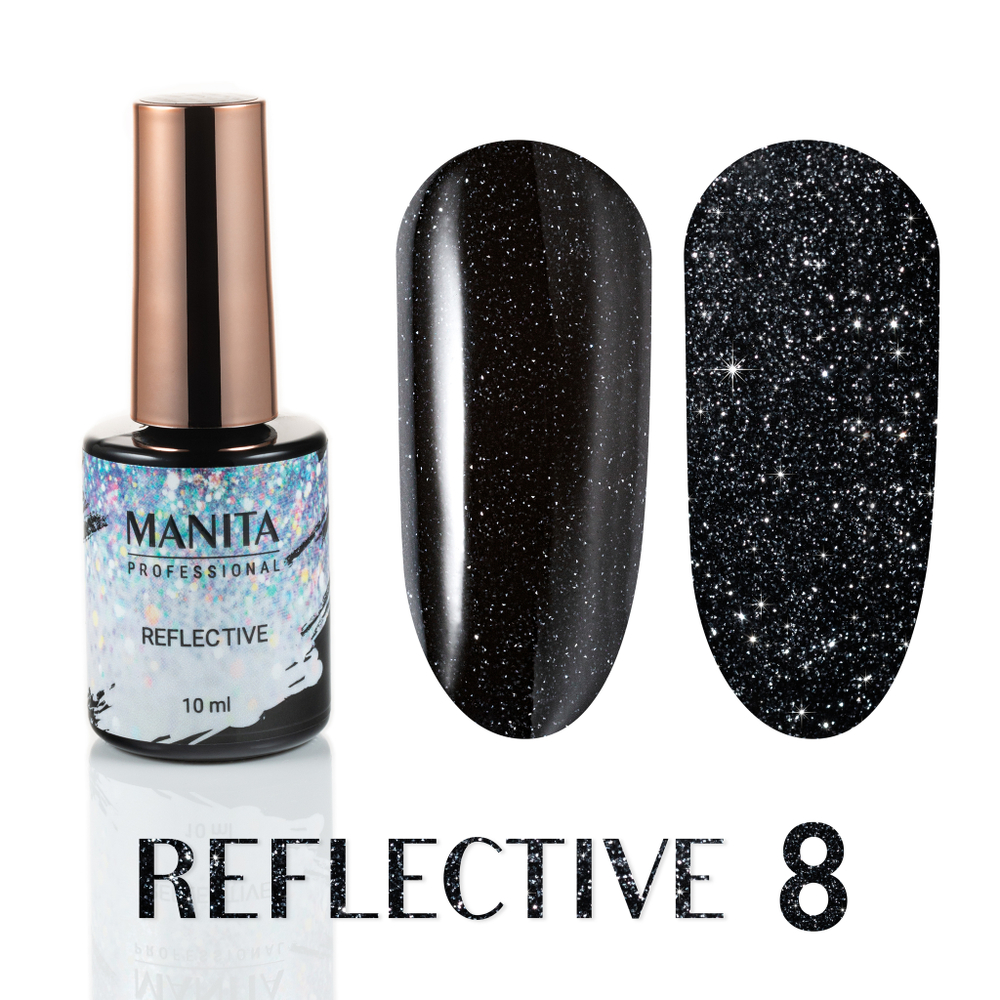 Manita Reflective Гель-лак светоотражающий №08,  10мл