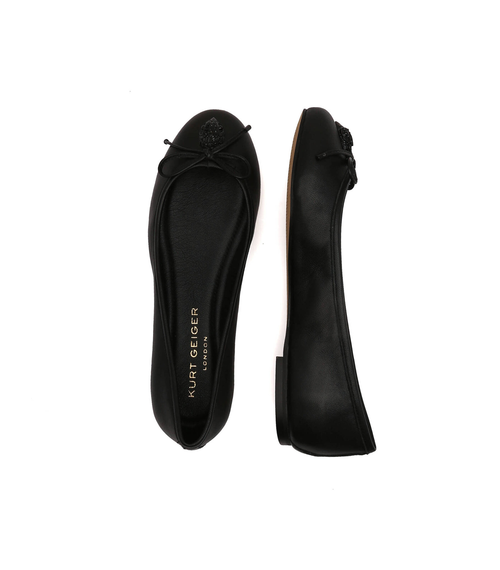 Кожаные балетки eagle Kurt Geiger - черный(9790600109)