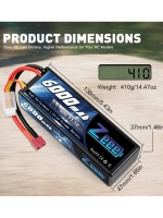 Аккумулятор для радиоуправляемой машинки Li-Po 11.1V 6000mAh