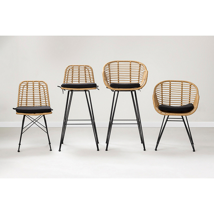 Стул Bergenson Bjorn Vetle Flat, ротанг