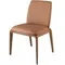 Стул Angel Cerda 4135 из экокожи коричневого цвета