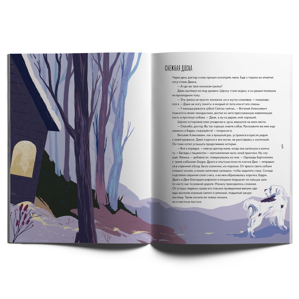 Сенбернар Бэрри. Спасатель в горах