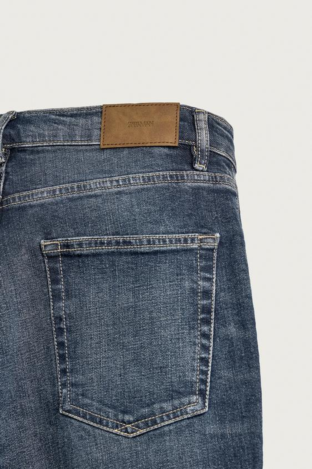 ZARA БАЗОВЫЕ ДЖИНСЫ SLIM FIT, СИНИЙ