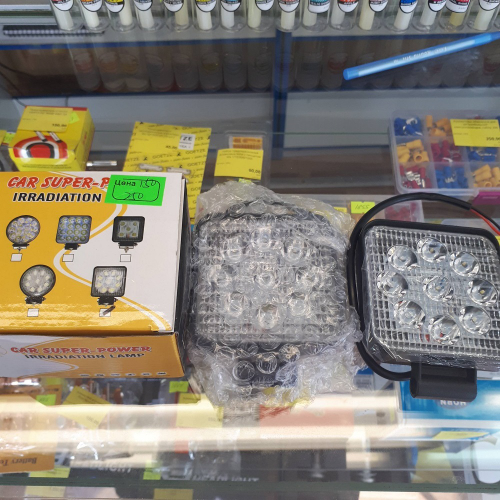 27W (Мини) / Светодиодная фара, 27W (mini), дальний свет, серия: миник (1 шт.) -