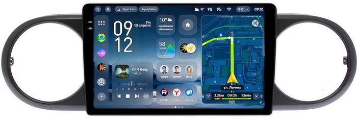 Магнитола для Toyota Corolla Rumion 2007-2016 - Teyes CC4-PRO монитор 9.5" 2K QLED на Android 13, Быстрейшая, Snapdragon 778G, ИИ, CarPlay, DSP, 4G SIM-слот