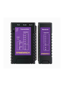 Тестер кабельный NetGeeks NP10 фиолет. Ermenrich 85300