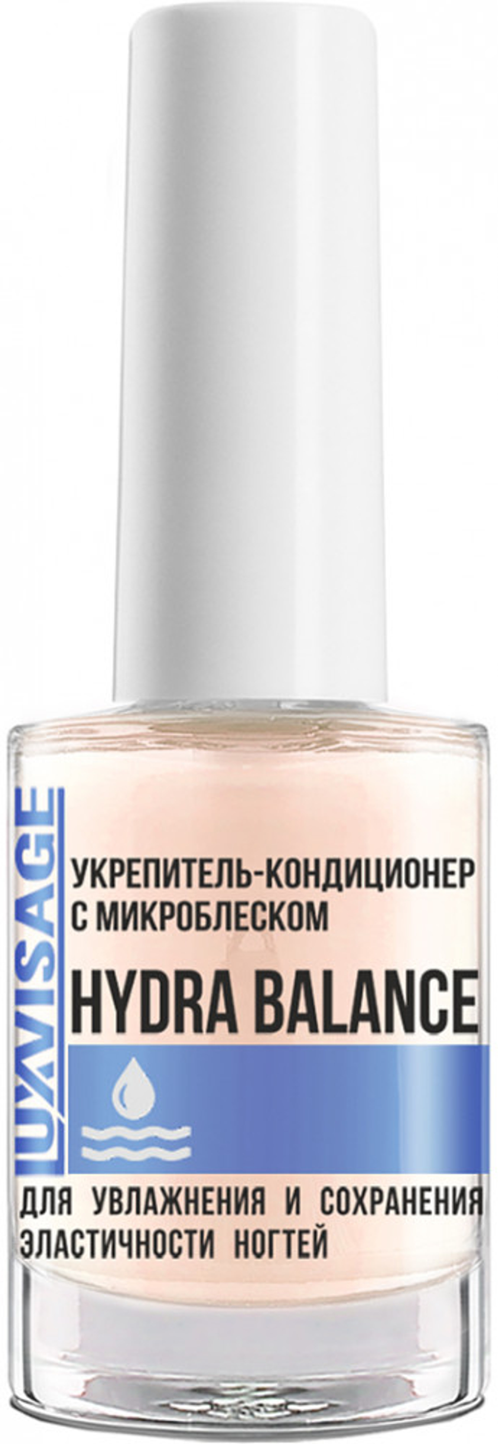 LUXVISAGE Hydra Balance Укрепитель-кондиционер для ногтей с микроблеском