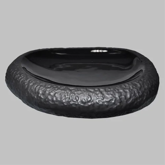 Блюдо овальное 28*22 см h6 см Organic Black P.L. Proff Cuisine [3]