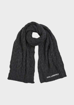 Шарф KARL LAGERFELD K/Essential Cable Knit Scarf