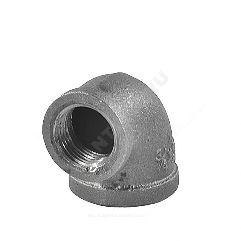 Угольник переходной чугун Ду 25х20 (1"х3/4") ВР/ВР Fittex PLUS