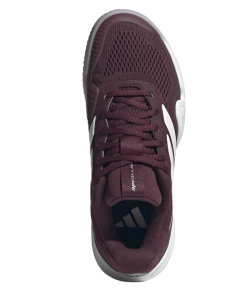 Женские Кроссовки теннисные Adidas Barricade 14 W - maroon/cloud white/cloud white