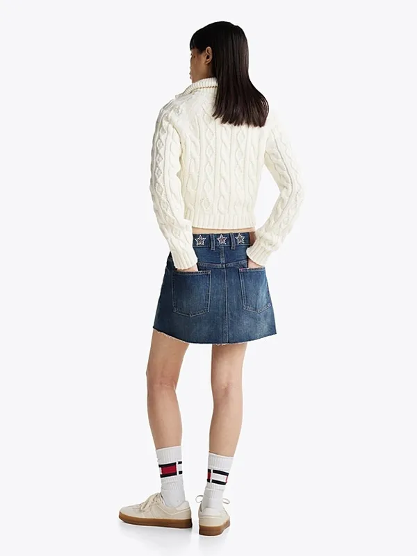 Юбка женская TOMMY JEANS STUDDED DENIM MINI S