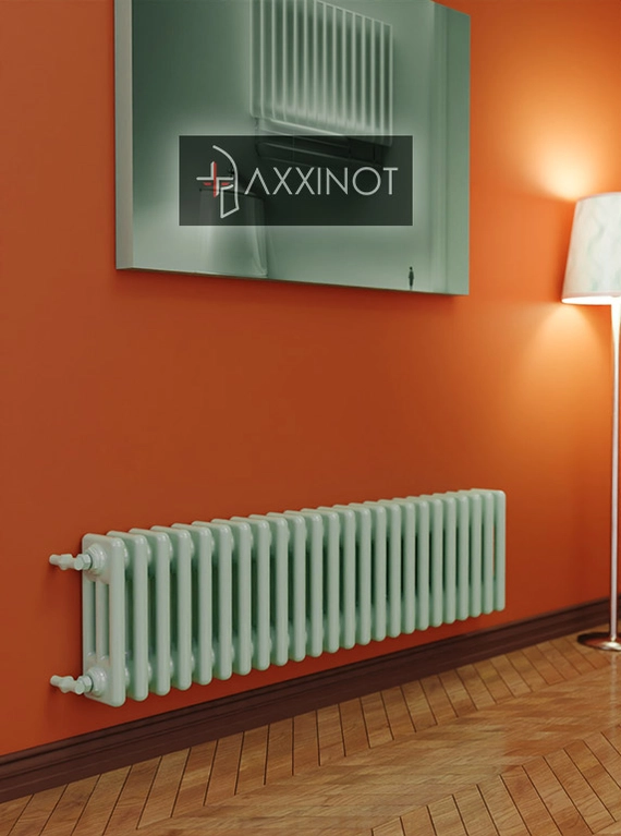 Axxinot Sentir 3020 - трехтрубный трубчатый радиатор высотой 200 мм, боковое подключение, палитра RAL
