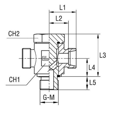 Соединение JTE DS20 BSP 3/4 (корпус)