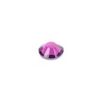 Стразы клеевые стекло 2.4 мм, 360 шт, SS08 №25 фуксия (Fuchsia), Zlatka ZRTG-0872