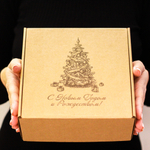 Новогодний подарочный набор сладостей HappyBox by HoneyForYou "Happy New Year №3"